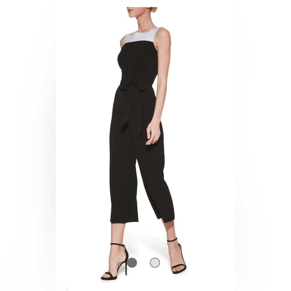 NWT WHBM Sleeveless Color Block Jumpsuit Size 10